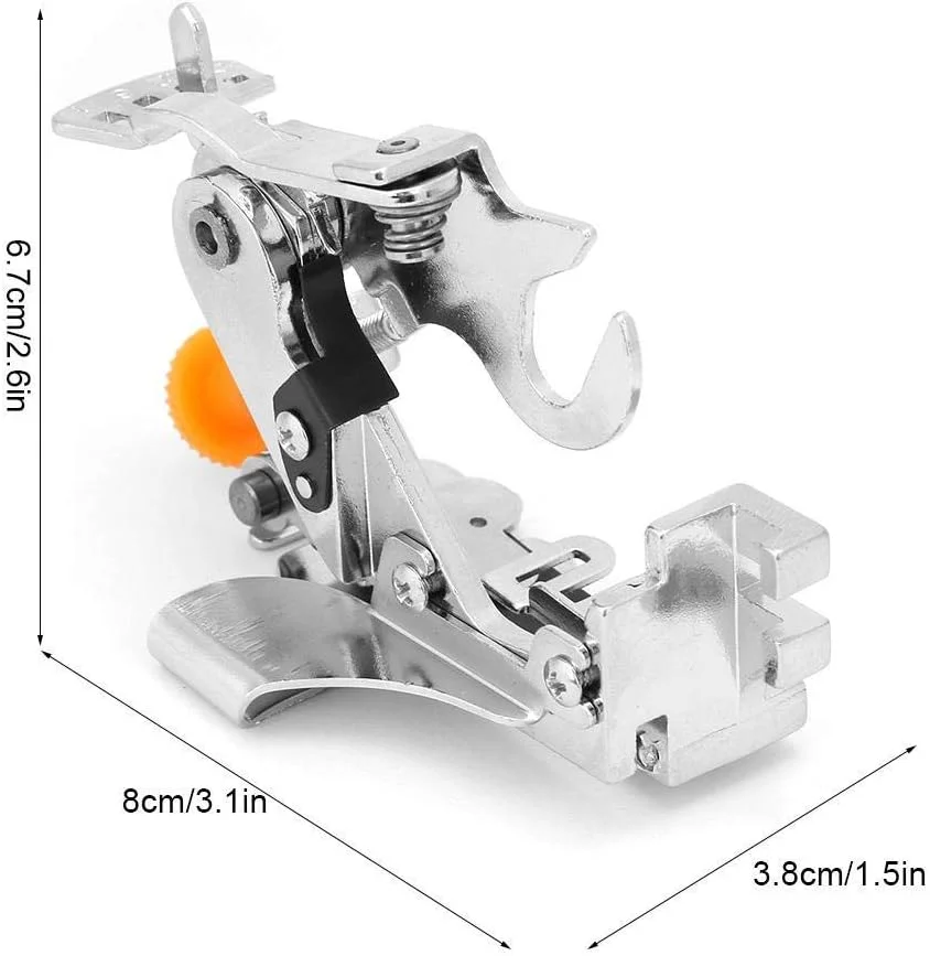 پایه چینسوزنی مدل 55705 Vinayakart، مناسب برای مصارف خانگی، به همراه استوانه قفلشونده، قطعات چرخ خیاطی (جعبه زرد) پایه چینسوزنی مدل 55705 Vinayakart، مناسب برای مصارف خانگی، به همراه استوانه قفلشونده، قطعات چرخ خیاطی (جعبه زرد)