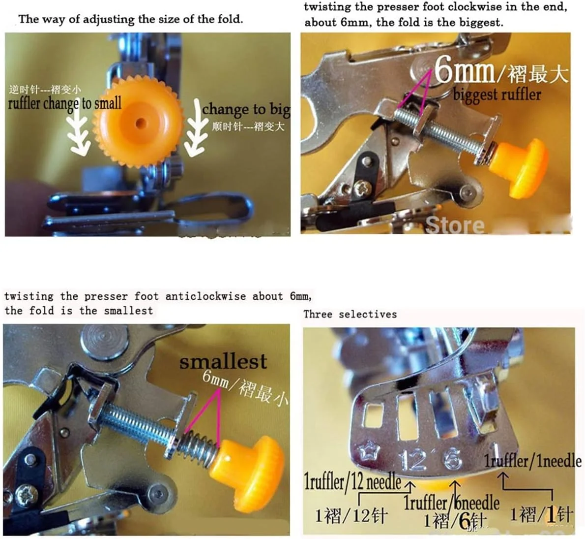 پایه چینسوزنی مدل 55705 Vinayakart، مناسب برای مصارف خانگی، به همراه استوانه قفلشونده، قطعات چرخ خیاطی (جعبه زرد) پایه چینسوزنی مدل 55705 Vinayakart، مناسب برای مصارف خانگی، به همراه استوانه قفلشونده، قطعات چرخ خیاطی (جعبه زرد)