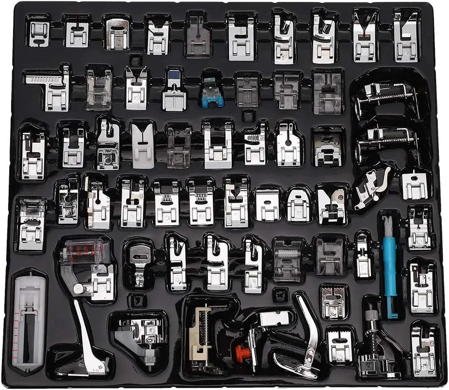 مجموعه پایه های چرخ خیاطی خانگی، لوازم جانبی چرخ خیاطی، قطعه چند منظوره چرخ خیاطی لبه دوزی