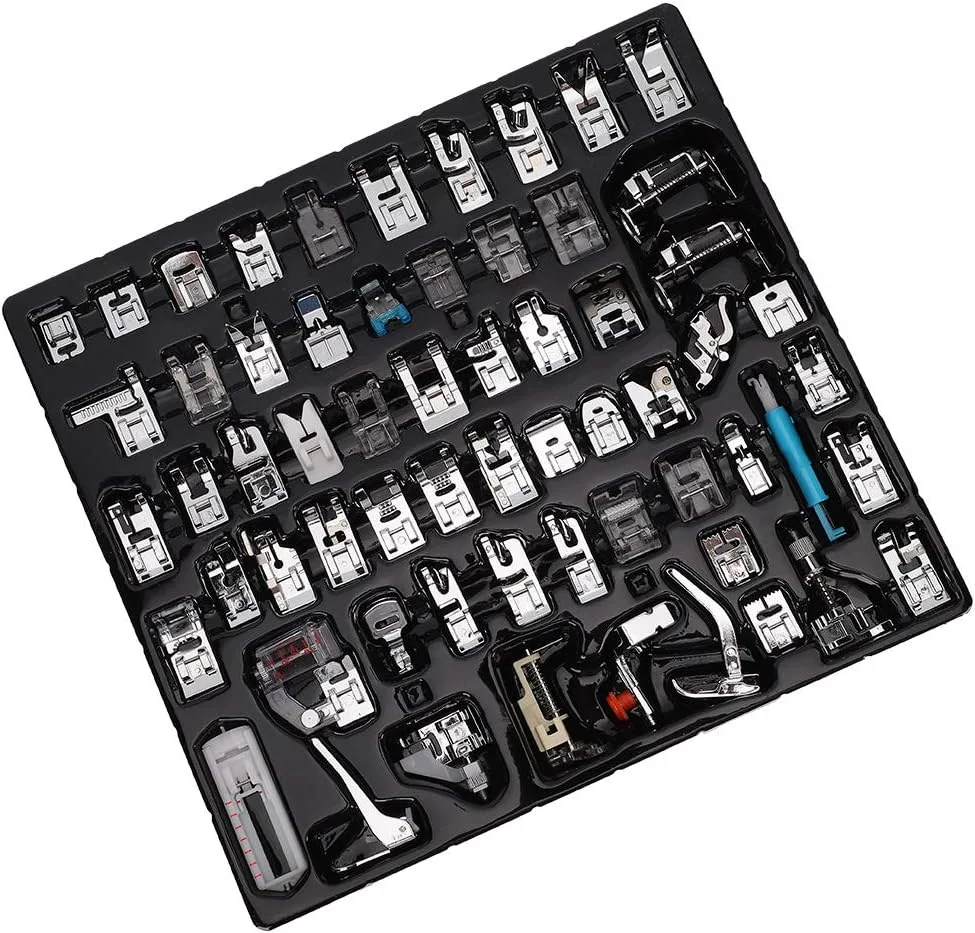 مجموعه پایه های چرخ خیاطی خانگی، لوازم جانبی چرخ خیاطی، قطعه چند منظوره چرخ خیاطی لبه دوزی