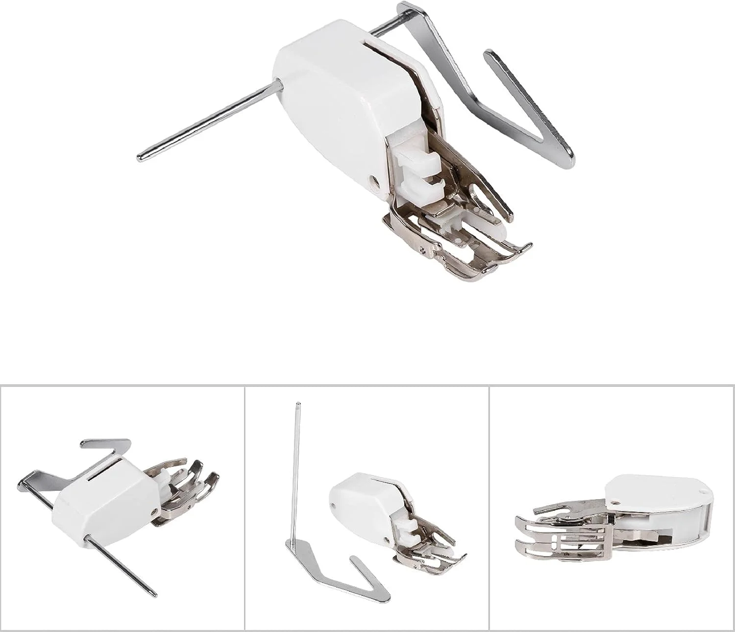 پایه دوخت ضخیم دوز 5 میلی متری همراه با میله، ابزاری حرفه ای برای دوخت پارچه های ضخیم، مناسب برای چرم، مخمل، ساتن و غیره (پایه دوخت همزمان 5 میلی متری)