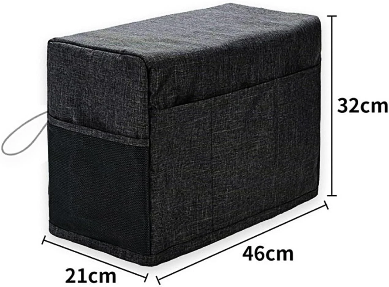 روکش چرخ خیاطی، کیف و کاورهای کاربردی برای چرخ خیاطی های دستی، روکش تاشو ضد گرد و غبار با ظرفیت بزرگ، سازگار با برندهای برادر و سینگر، مشکی روکش چرخ خیاطی، کیف و کاورهای کاربردی برای چرخ خیاطی های دستی، روکش تاشو ضد گرد و غبار با ظرفیت بزرگ، سازگار با برندهای برادر و سینگر، مشکی