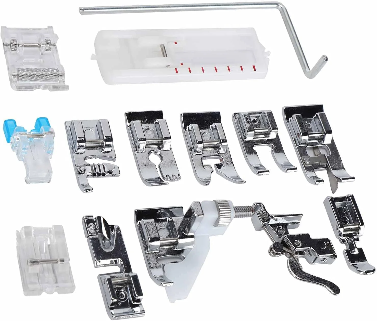 پایه های فشاری استیل ضد زنگ، مقاوم در برابر خوردگی، قابل حمل، چند منظوره، جایگزینی پایه فشاری کاربردی، نصب آسان برای چرخ خیاطی های خانگی