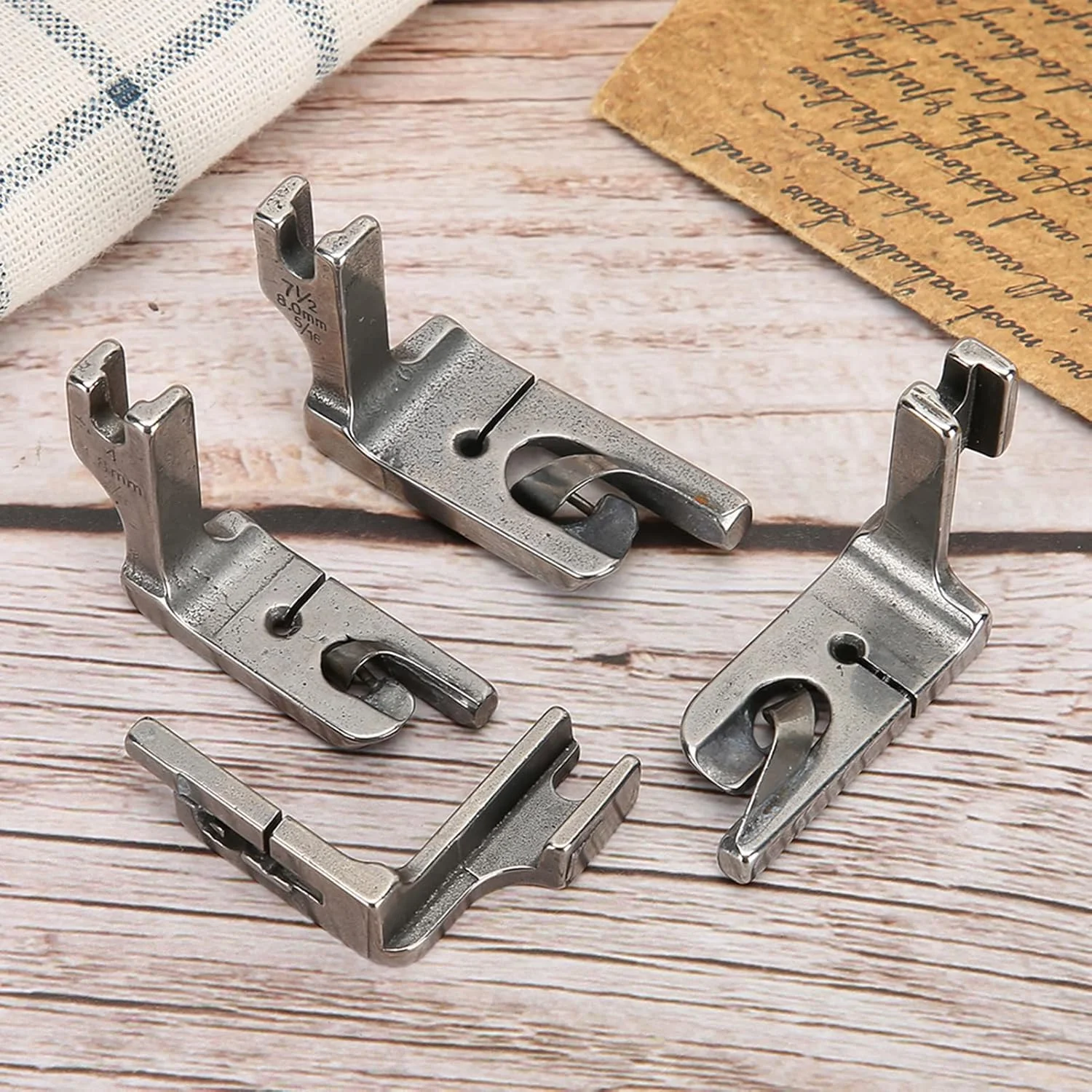 پایه دوخت، لوازم جانبی بادوام و کاربردی برای چرخ خیاطی خانگی، قطعات یدکی دوخت سوزن مستقیم، چند منظوره، 4 عددی برای مصارف خانگی پایه دوخت، لوازم جانبی بادوام و کاربردی برای چرخ خیاطی خانگی، قطعات یدکی دوخت سوزن مستقیم، چند منظوره، 4 عددی برای مصارف خانگی