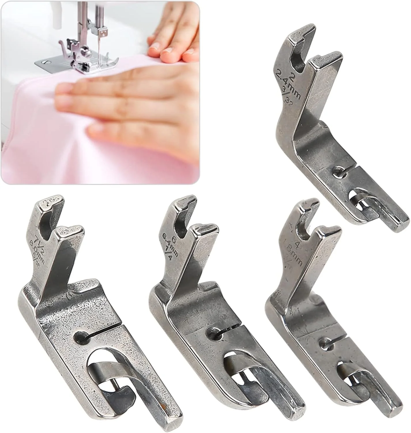 پایه دوخت، لوازم جانبی بادوام و کاربردی برای چرخ خیاطی خانگی، قطعات یدکی دوخت سوزن مستقیم، چند منظوره، 4 عددی برای مصارف خانگی پایه دوخت، لوازم جانبی بادوام و کاربردی برای چرخ خیاطی خانگی، قطعات یدکی دوخت سوزن مستقیم، چند منظوره، 4 عددی برای مصارف خانگی