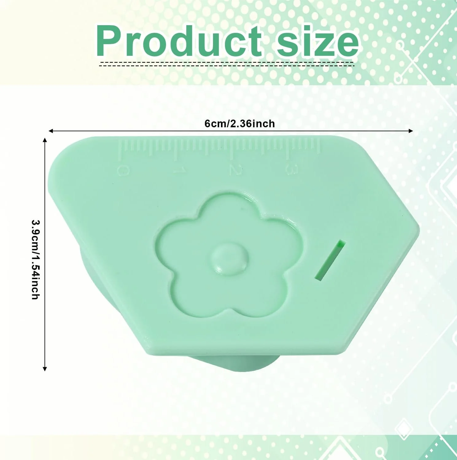 راهنمای درز مغناطیسی برای چرخ خیاطی، راهنمای لبه چند ضلعی با مقیاس، راهنمای درز مغناطیسی چند منظوره جهانی