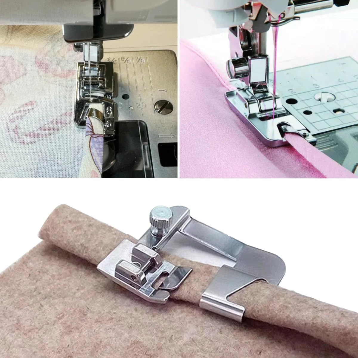 ست پایه لب تو XQIGI، 8 عددی، پایه دوخت لبه باریک و پهن، 6 سایز، به همراه 2 گیره خیاطی، مناسب برای استفاده در چرخ خیاطی های خانگی با پایه کوتاه Brother Singer Janome ست پایه لب تو XQIGI، 8 عددی، پایه دوخت لبه باریک و پهن، 6 سایز، به همراه 2 گیره خیاطی، مناسب برای استفاده در چرخ خیاطی های خانگی با پایه کوتاه Brother Singer Janome