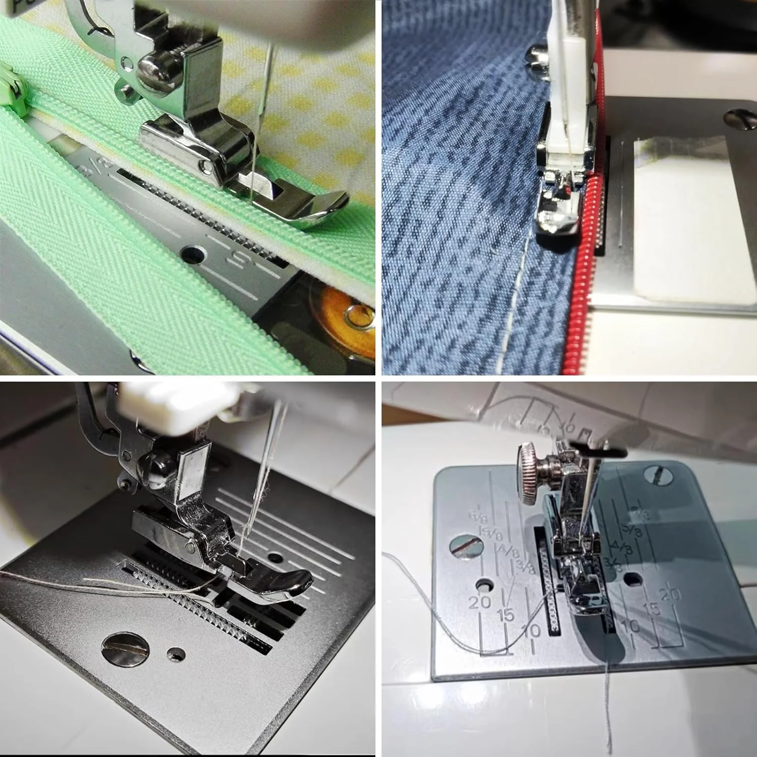 پایه زیپ دوزی باریک مناسب برای انواع چرخ خیاطی های خانگی با پایه کوتاه، قابل نصب آسان بر روی سینگر، برادر، بیبی لاک، ژانومه، کنمور، وایت، جوکی، نیو هوم، سیمپلیسیتی، النا، هاسکوارنا، برنینا یورو-پرو پایه زیپ دوزی باریک مناسب برای انواع چرخ خیاطی های خانگی با پایه کوتاه، قابل نصب آسان بر روی سینگر، برادر، بیبی لاک، ژانومه، کنمور، وایت، جوکی، نیو هوم، سیمپلیسیتی، النا، هاسکوارنا، برنینا یورو-پرو