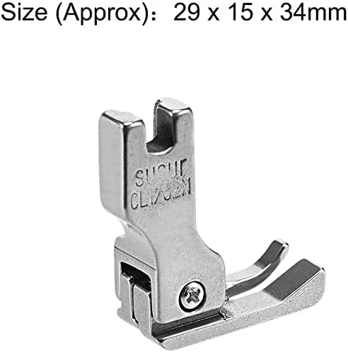 پایه دوخت لبه چپ XYWHPGV مناسب برای چرخ خیاطی های صنعتی 1/32 اینچ (fef87 51513 11709 c7357 8f96a 25572) پایه دوخت لبه چپ XYWHPGV مناسب برای چرخ خیاطی های صنعتی 1/32 اینچ (fef87 51513 11709 c7357 8f96a 25572)