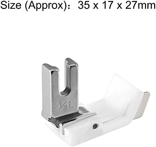 پایه دو سوزنه لولایی 1/8 اینچی مناسب برای چرخ خیاطی های صنعتی - راهنمای سمت چپ 0.2 پایه دو سوزنه لولایی 1/8 اینچی مناسب برای چرخ خیاطی های صنعتی - راهنمای سمت چپ 0.2