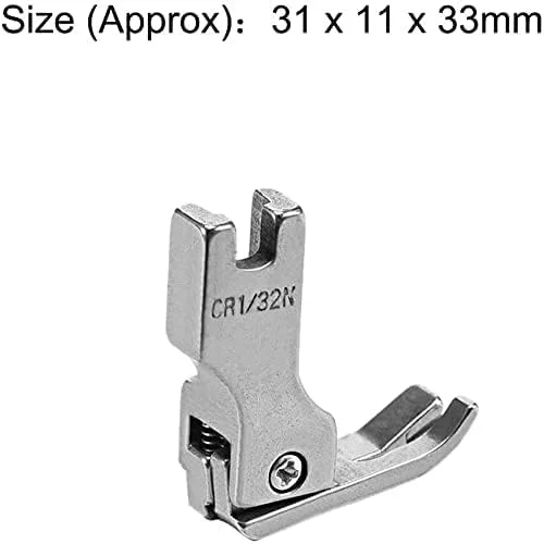 پایه دوخت جبرانی سمت راست XYWHPGV #CR مناسب برای چرخ خیاطی های صنعتی (1/32 اینچ) پایه دوخت جبرانی سمت راست XYWHPGV #CR مناسب برای چرخ خیاطی های صنعتی (1/32 اینچ)