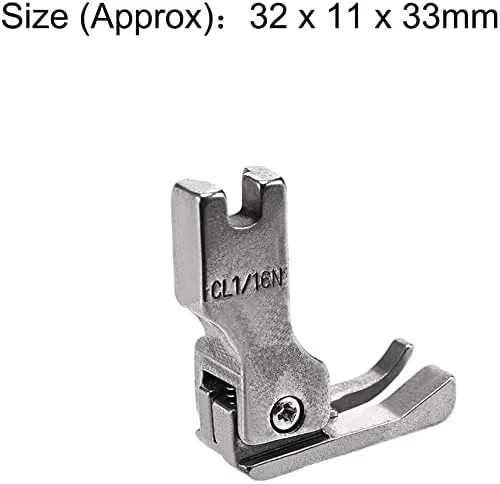 پایه دوخت جبرانی سمت چپ XYWHPGV #C-l مناسب برای چرخ خیاطی های صنعتی (1/16 اینچ) پایه دوخت جبرانی سمت چپ XYWHPGV #C-l مناسب برای چرخ خیاطی های صنعتی (1/16 اینچ)