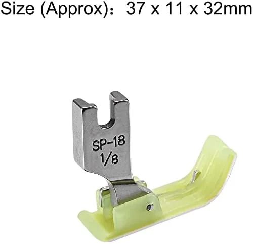 پایه دوخت لبه دار لولایی چرخ خیاطی صنعتی با راهنمای سمت راست 3 میلی متری پایه دوخت لبه دار لولایی چرخ خیاطی صنعتی با راهنمای سمت راست 3 میلی متری