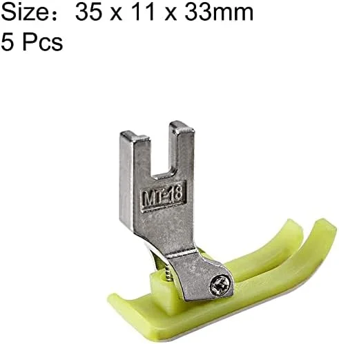 پایه دوخت بسیار نازک و دقیق XYWHPGV MT18 مناسب برای چرخ خیاطی های صنعتی Brother، Singer و غیره - 5 عددی پایه دوخت بسیار نازک و دقیق XYWHPGV MT18 مناسب برای چرخ خیاطی های صنعتی Brother، Singer و غیره - 5 عددی