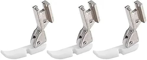 پایه باریک زیپ دوزی XYWHPGV #T36N با کف پلاستیکی مناسب برای اکثر چرخ خیاطی های صنعتی - 3 عدد