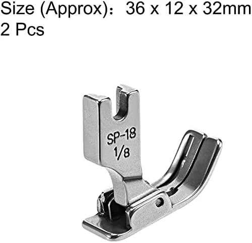پایه دوخت لبه راست راهنما 3 میلیمتری برای چرخ خیاطی صنعتی، 2 عدد پایه دوخت لبه راست راهنما 3 میلیمتری برای چرخ خیاطی صنعتی، 2 عدد