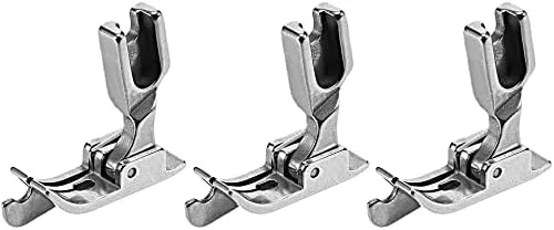 پایه دوخت لبه دار لولایی دستگاه خیاطی صنعتی با راهنمای سمت چپ 1/16 اینچ (2 میلی متر) 3 عدد