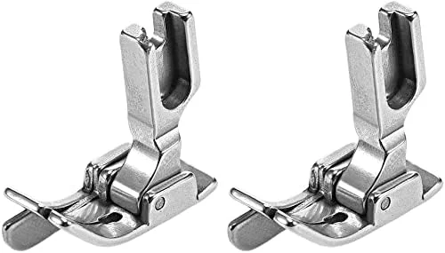 پایه دوخت لبه دار لولایی چرخ خیاطی صنعتی با راهنمای سمت چپ 6 میلی متری - 2 عدد