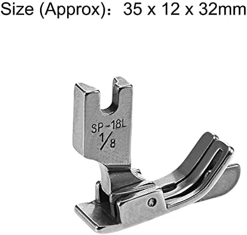 پایه چرخ خیاطی صنعتی XYWHPGV #SP-18L لولایی با راهنمای سمت چپ 1/8 اینچ (3 میلی متر) (3583d 9711b 56c37 74ba8 692f4 4a493