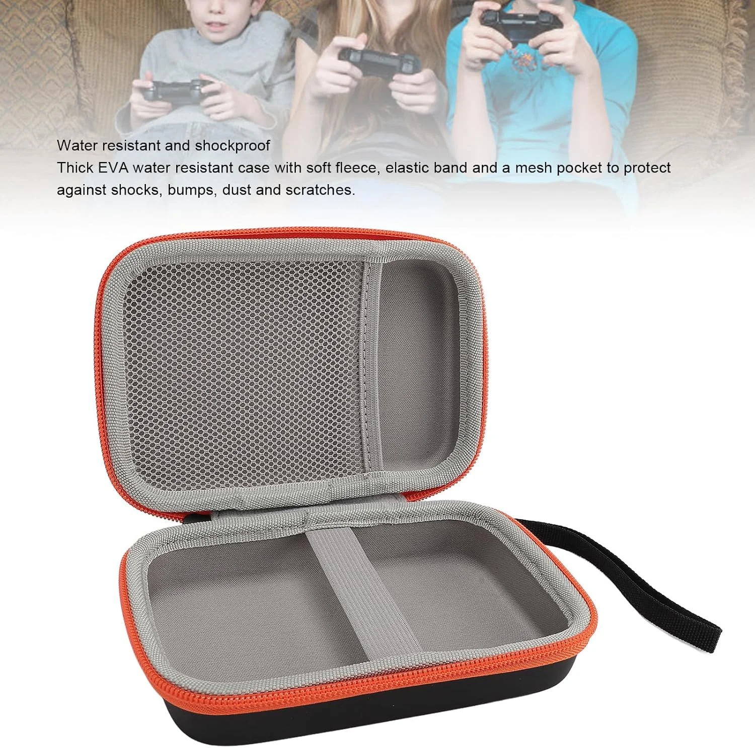 کیف حمل کنسول بازی دستی، کیف سخت EVA برای کنسول های بازی R36S، R40S PRO، RG35XXSP، RG353V، RG35XX و لوازم جانبی
