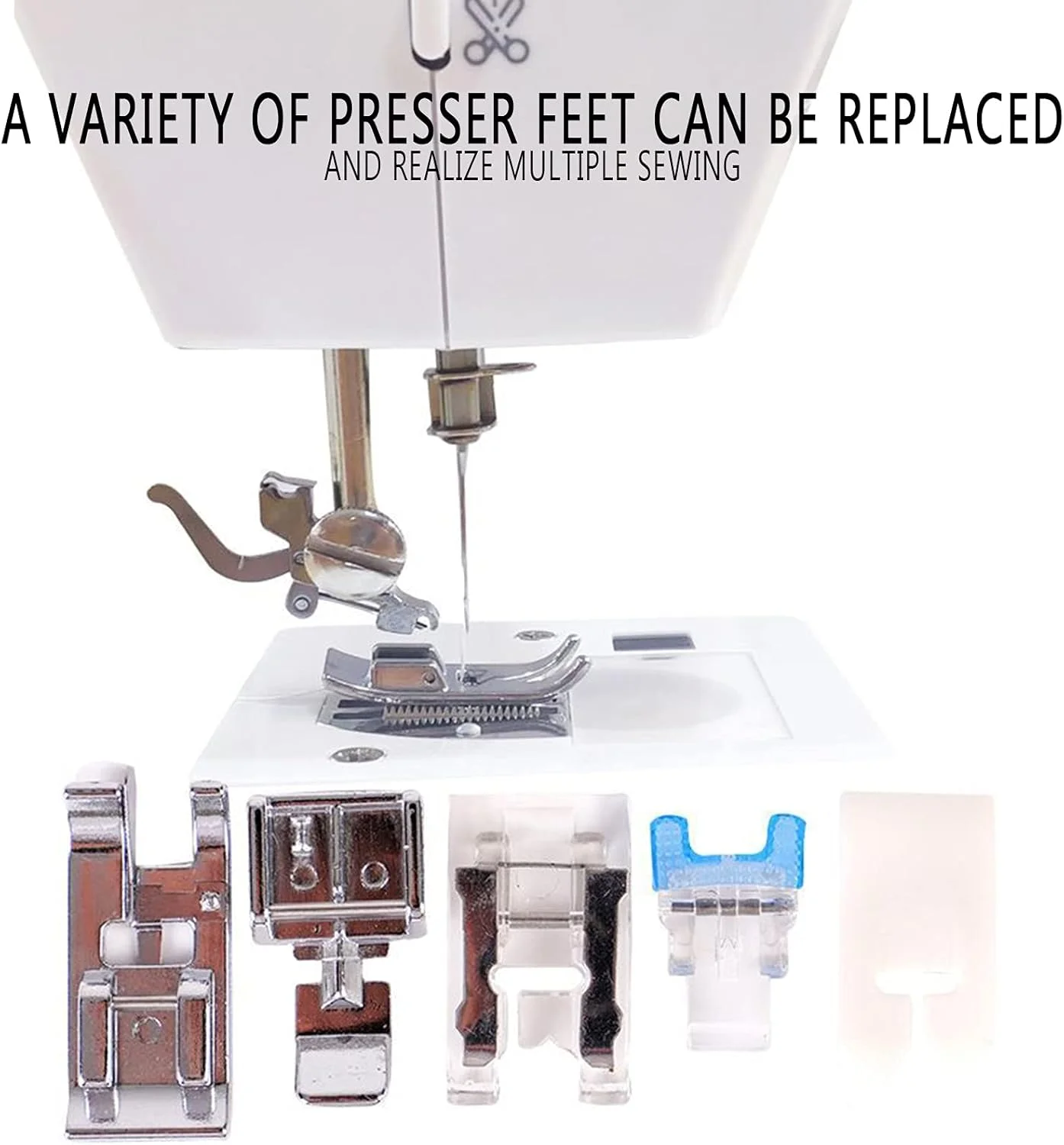 چرخ خیاطی کوچک xYzlxtC برای مبتدیان، چرخ خیاطی برقی کوچک با پدال پایی، 12 مدل دوخت داخلی، 2 سرعت، سیم پیچی اتوماتیک، برای DIY پارچه چرخ خیاطی کوچک xYzlxtC برای مبتدیان، چرخ خیاطی برقی کوچک با پدال پایی، 12 مدل دوخت داخلی، 2 سرعت، سیم پیچی اتوماتیک، برای DIY پارچه