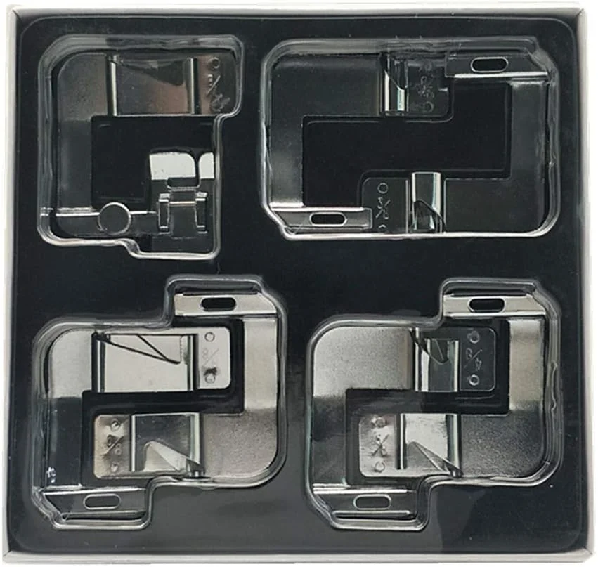 مجموعه ۷ عددی پایه لب تو (Hem) قابل تنظیم چرخ خیاطی YEQIN مناسب برای چرخ های خیاطی سینگر، برادر، ژانومه، بیبی لاک و جوکی