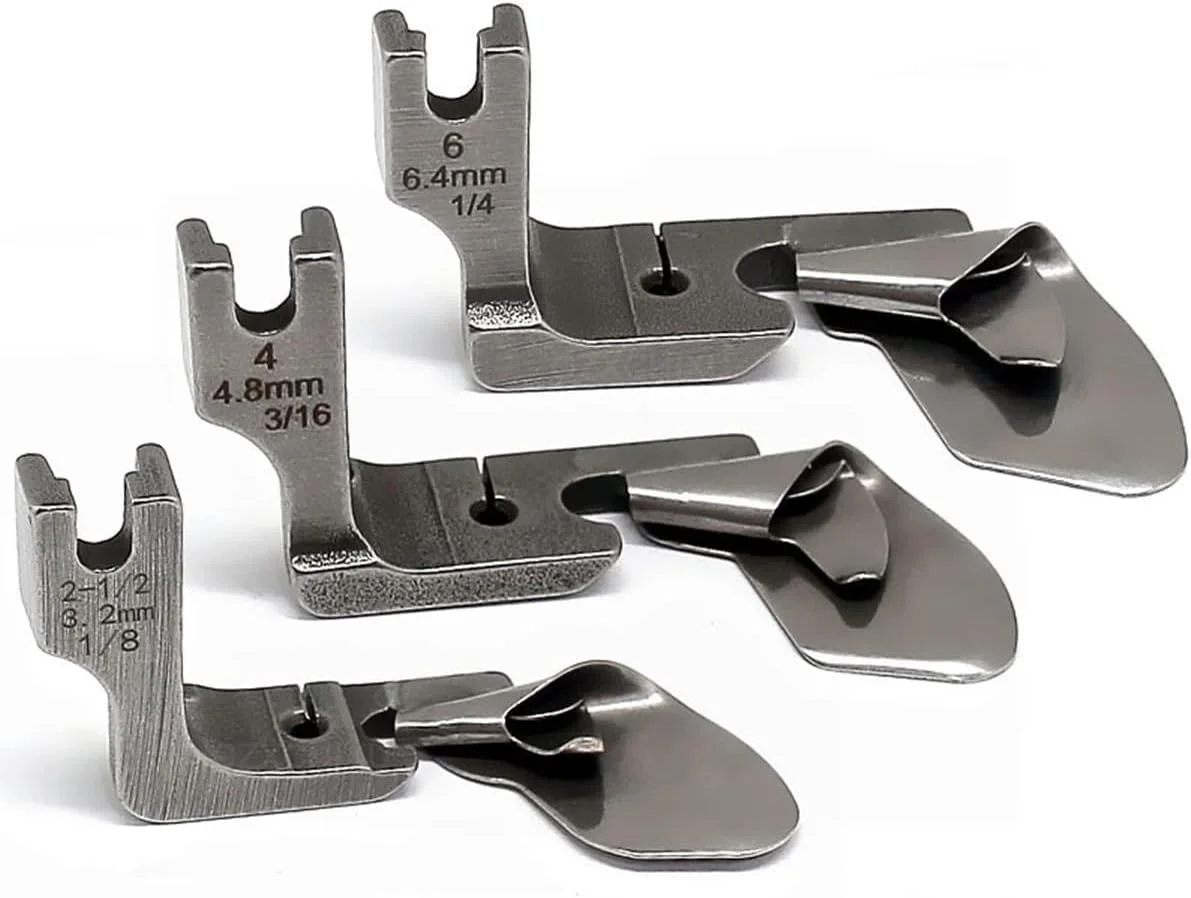 پایه لب تو (قیطان دوز) چرخ خیاطی YEQIN، ۳ عددی، مناسب برای انواع چرخ خیاطی های Brother, JUKI, Singer و غیره