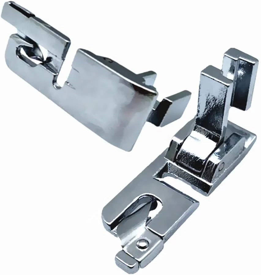 پایه لب تو (۳ میلی‌متری) باریک چرخ خیاطی با ساق کوتاه مدل ۷۳۰۷L مناسب برای انواع چرخ خیاطی‌های با ساق کوتاه: سینگر، برادر، بیبی‌لاک، یورو-پرو، ژانومه، کنمور، وایت، جوکی، نیو هوم