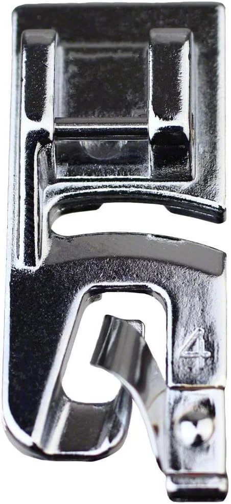 YEQIN مجموعه 2 عددی پایه چرخ خیاطی باریک لبه دار برای سینگر، برادر، ژانومه، کنمور و سایر چرخ خیاطی های چند منظوره خانگی (4 میلی متر، 6 میلی متر)