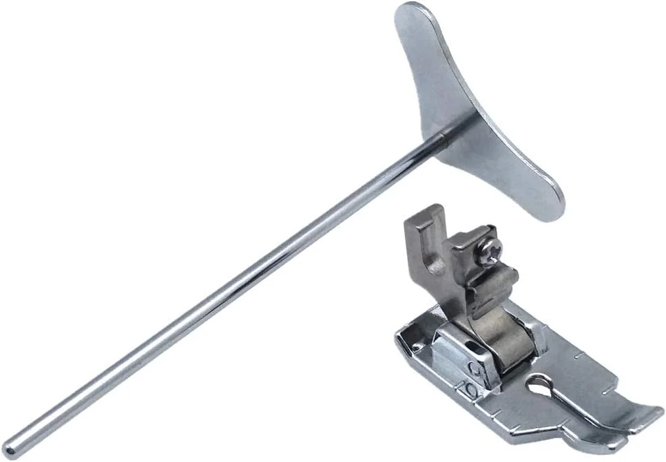 پایه دوخت تکه دوزی 1/4 اینچی با ساق کوتاه YEQIN مدل #P60600-G به همراه راهنما برای چرخ خیاطی های سینگر، برادر، کنمور، ژانومه و بسیاری از مدل های ساق کوتاه دیگر!