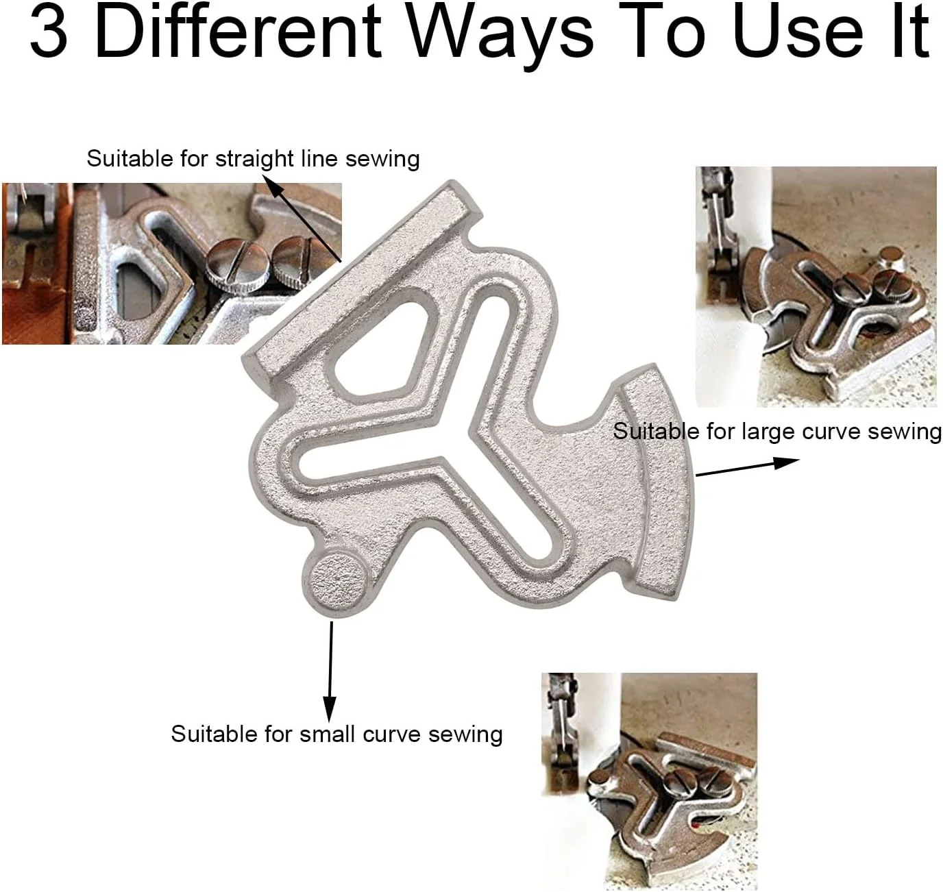 راهنمای درز مغناطیسی YEQIN و نشانگر موقعیت گل آلو برای چرخ خیاطی | به همراه 4 عدد پیچ | 5 عدد لوازم جانبی چرخ خیاطی برای مبتدیان و حرفه ای ها