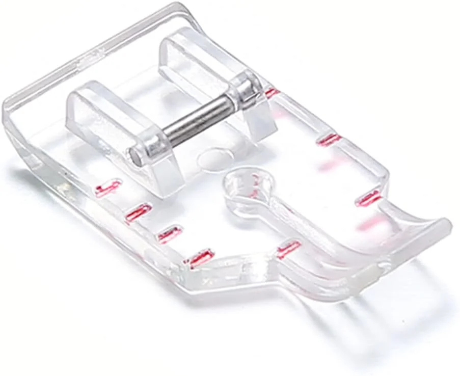 پایه شفاف 1/4 اینچی مخصوص لحاف دوزی/تکه دوزی YEQIN مدل SA125 مناسب برای چرخ خیاطی های سینگر Featherweight 221، 221k، 222 و برادر P60498