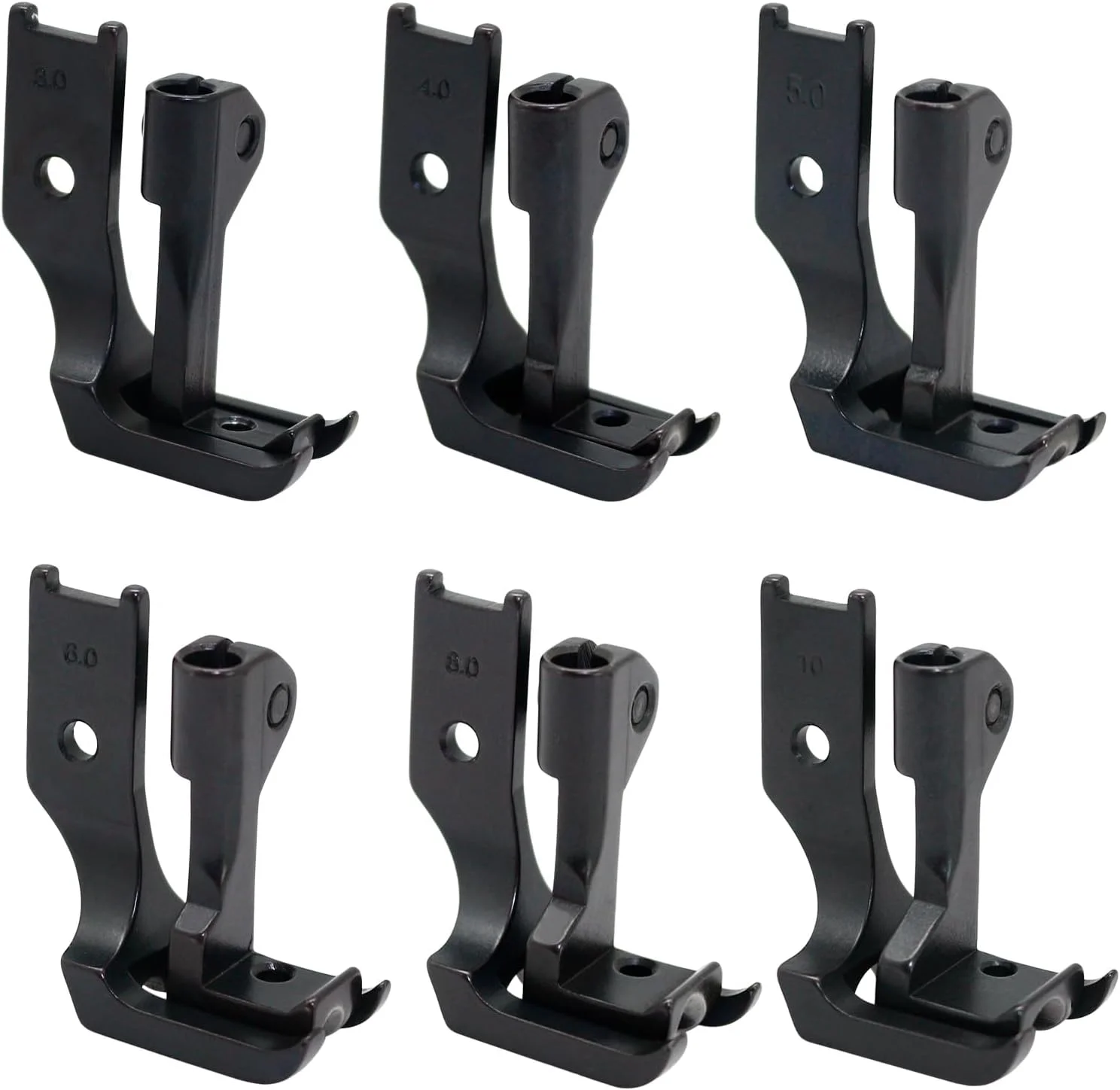 مجموعه 6 عددی پایه های دوخت مدل #S380-B YEQIN سازگار با JUKI DNU-241, DNU-1541, Singer 153K101, 153W101, Brother LS2-B837, Consew 206RB, 225