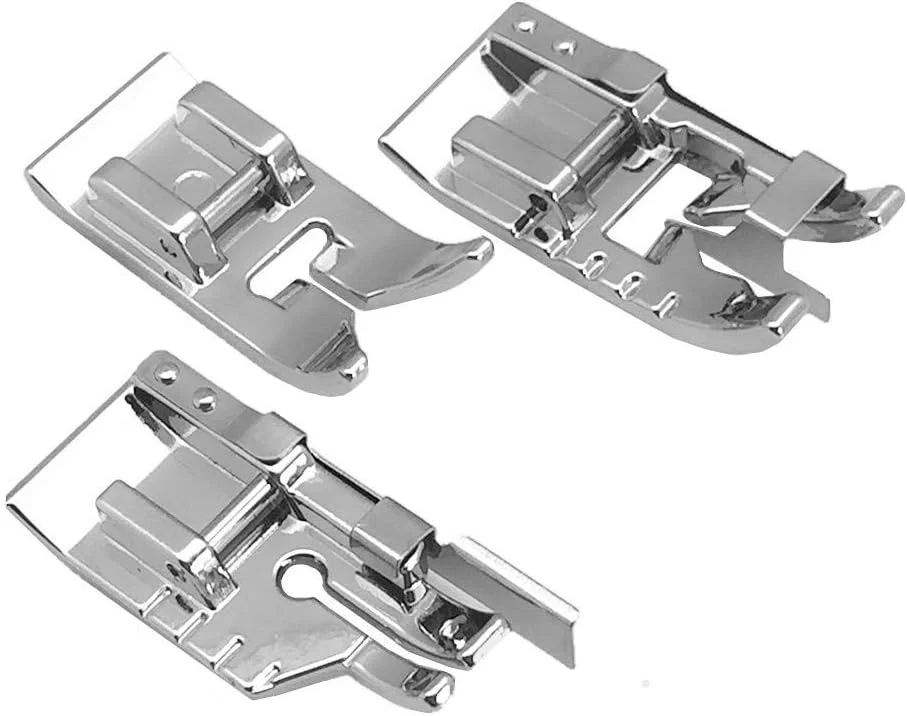 مجموعه 3 عددی پایه دوخت در شیار و پایه لحاف دوزی 1/4 اینچی YEQIN مناسب برای چرخ خیاطی های چند منظوره خانگی سینگر، برادر، یورو-پرو، ژانومه و غیره