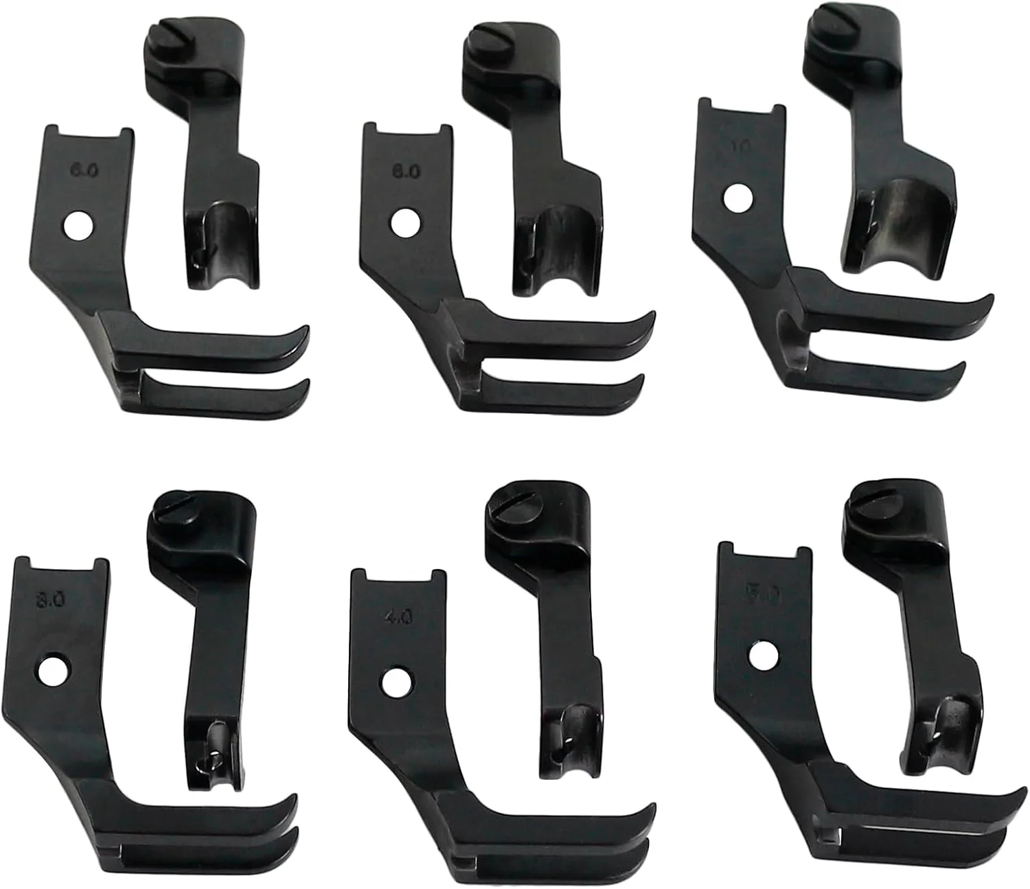 مجموعه 6 عددی پایه های دوخت مدل #S380-B YEQIN سازگار با JUKI DNU-241, DNU-1541, Singer 153K101, 153W101, Brother LS2-B837, Consew 206RB, 225