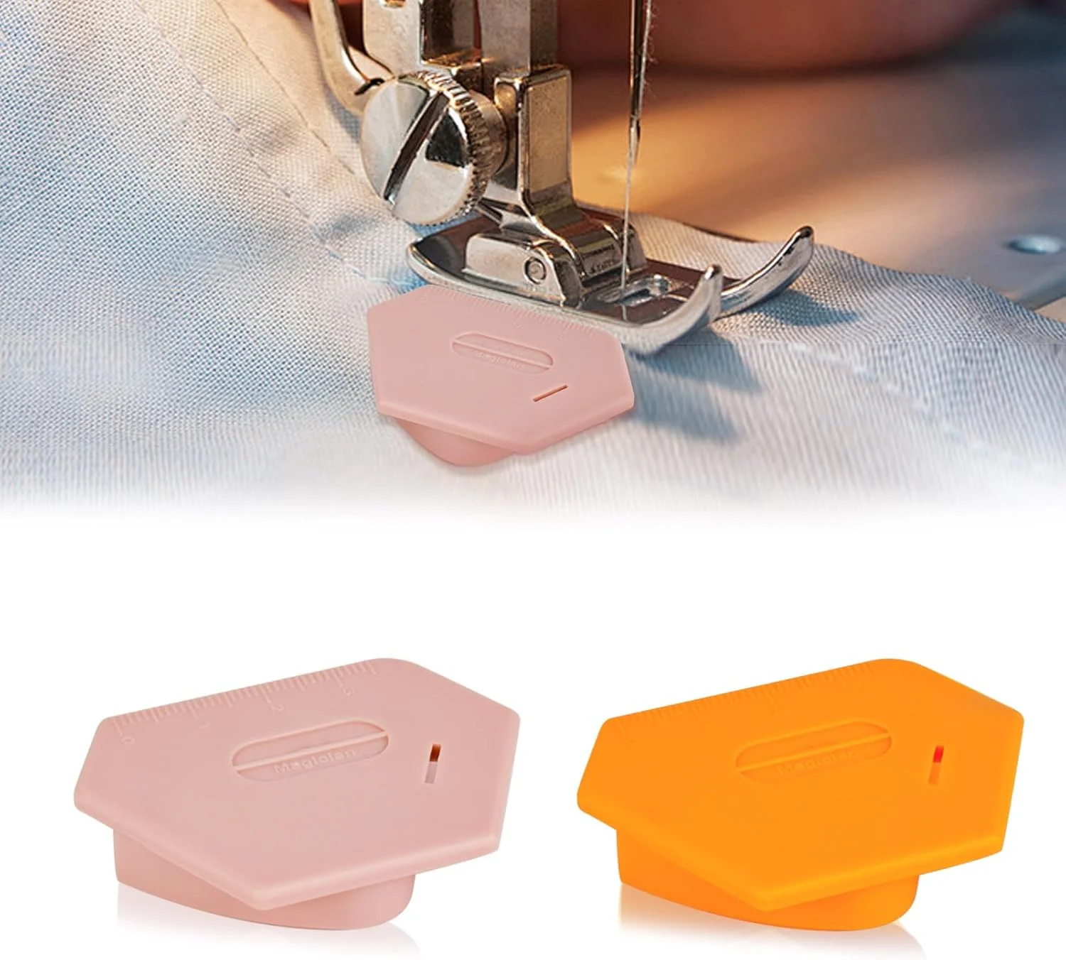 راهنمای درز مغناطیسی YHNDECO، لوازم جانبی خیاطی جهانی برای چرخ خیاطی با مقیاس، لبه دوز چند منظوره چند ضلعی برای مبتدیان (2 عدد) راهنمای درز مغناطیسی YHNDECO، لوازم جانبی خیاطی جهانی برای چرخ خیاطی با مقیاس، لبه دوز چند منظوره چند ضلعی برای مبتدیان (2 عدد)