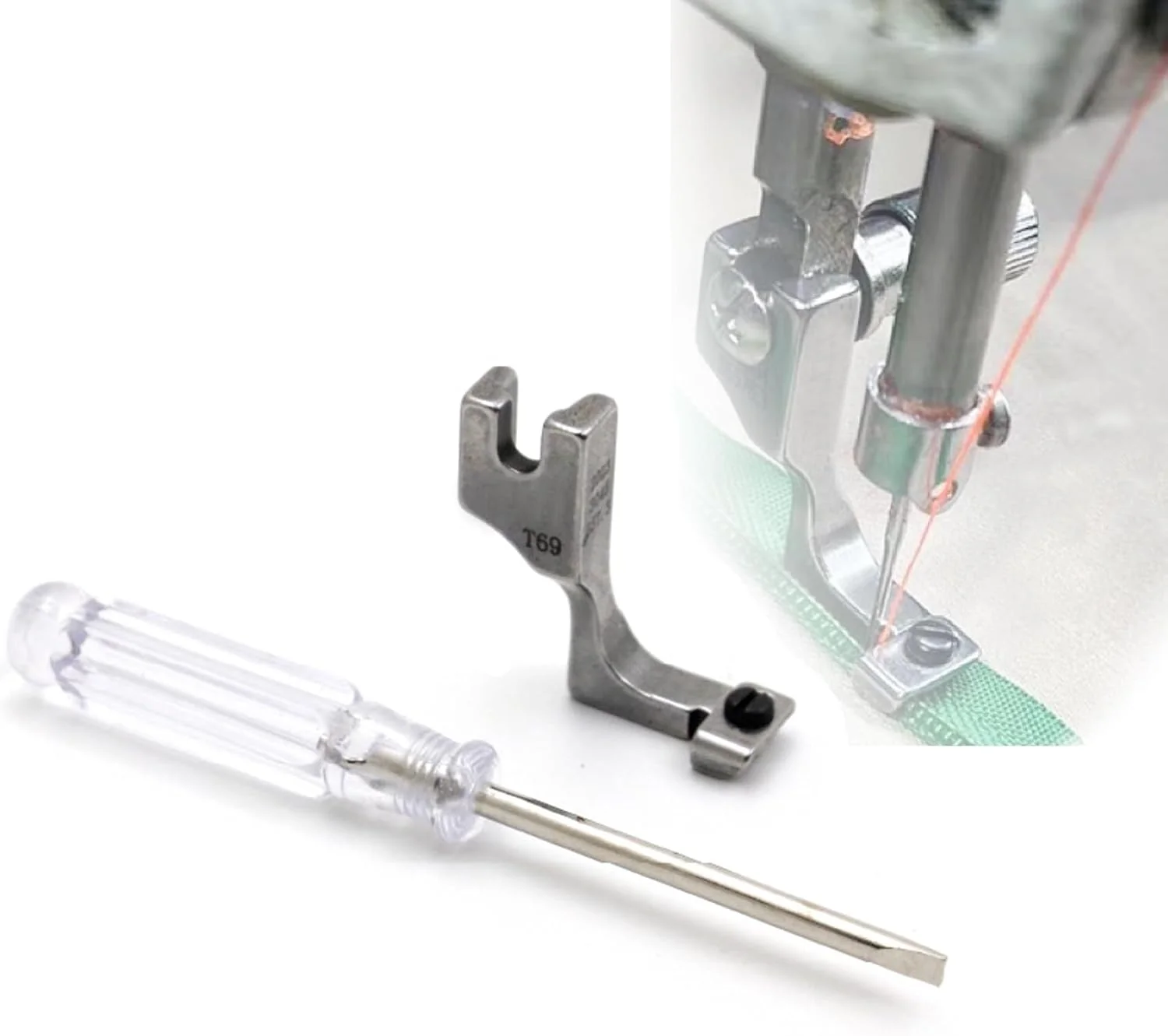 پایه زیپ دوزی نامرئی قابل تنظیم YICBOR مدل T69 به همراه یک عدد پیچ گوشتی رایگان پایه زیپ دوزی نامرئی قابل تنظیم YICBOR مدل T69 به همراه یک عدد پیچ گوشتی رایگان