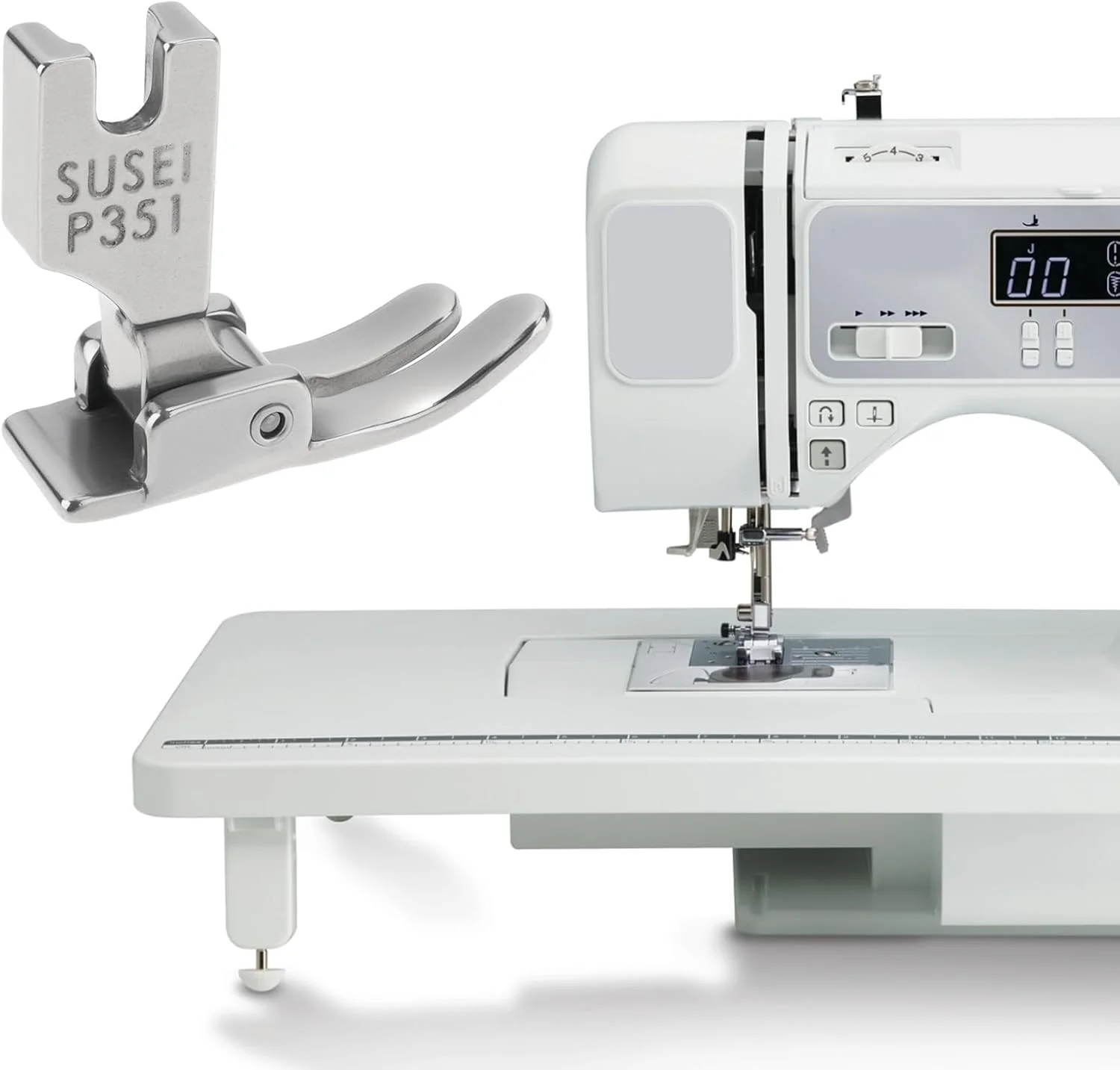 دو عدد پایه چرخ خیاطی صنعتی ساق بلند P351 سازگار با چرخ خیاطی های صنعتی برادر و سینگر دو عدد پایه چرخ خیاطی صنعتی ساق بلند P351 سازگار با چرخ خیاطی های صنعتی برادر و سینگر