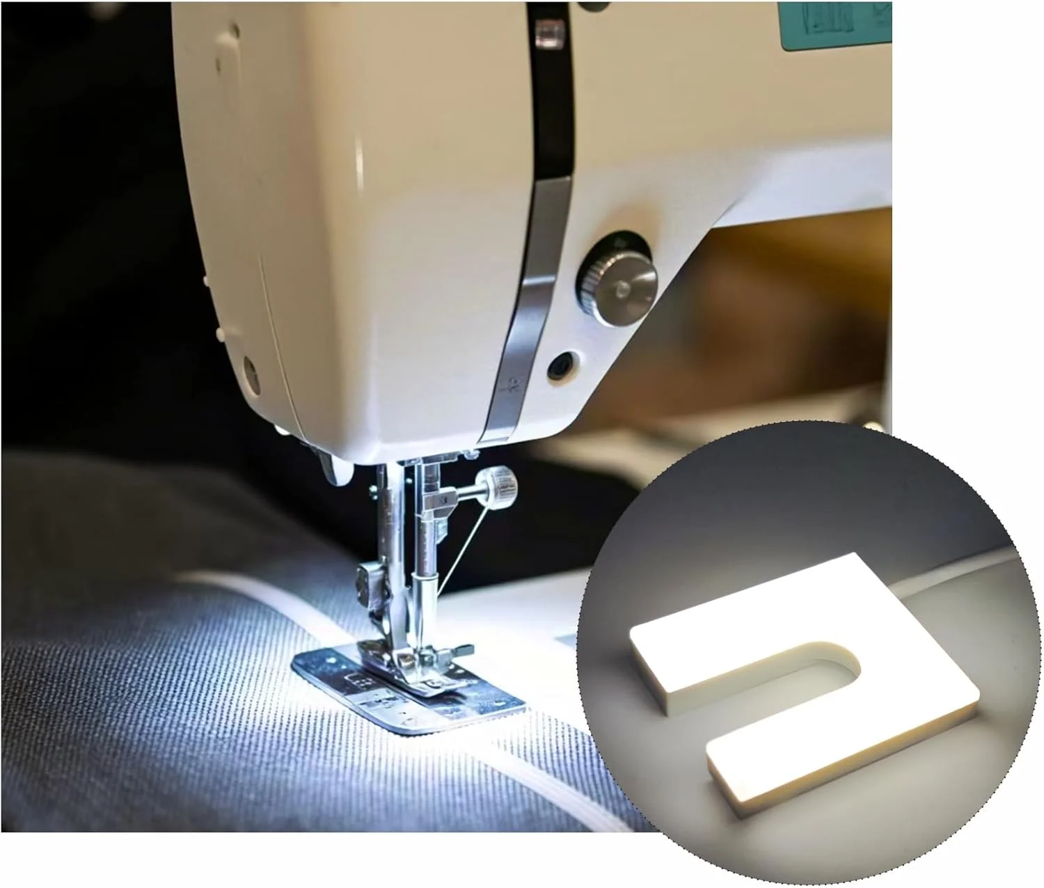 چراغ خیاطی ال ای دی COB یینزپلاس 200 لومن، 2 وات با آهنربا - CRI>90، نور خیاطی روشن، طراحی U قابل انطباق چراغ خیاطی ال ای دی COB یینزپلاس 200 لومن، 2 وات با آهنربا - CRI>90، نور خیاطی روشن، طراحی U قابل انطباق