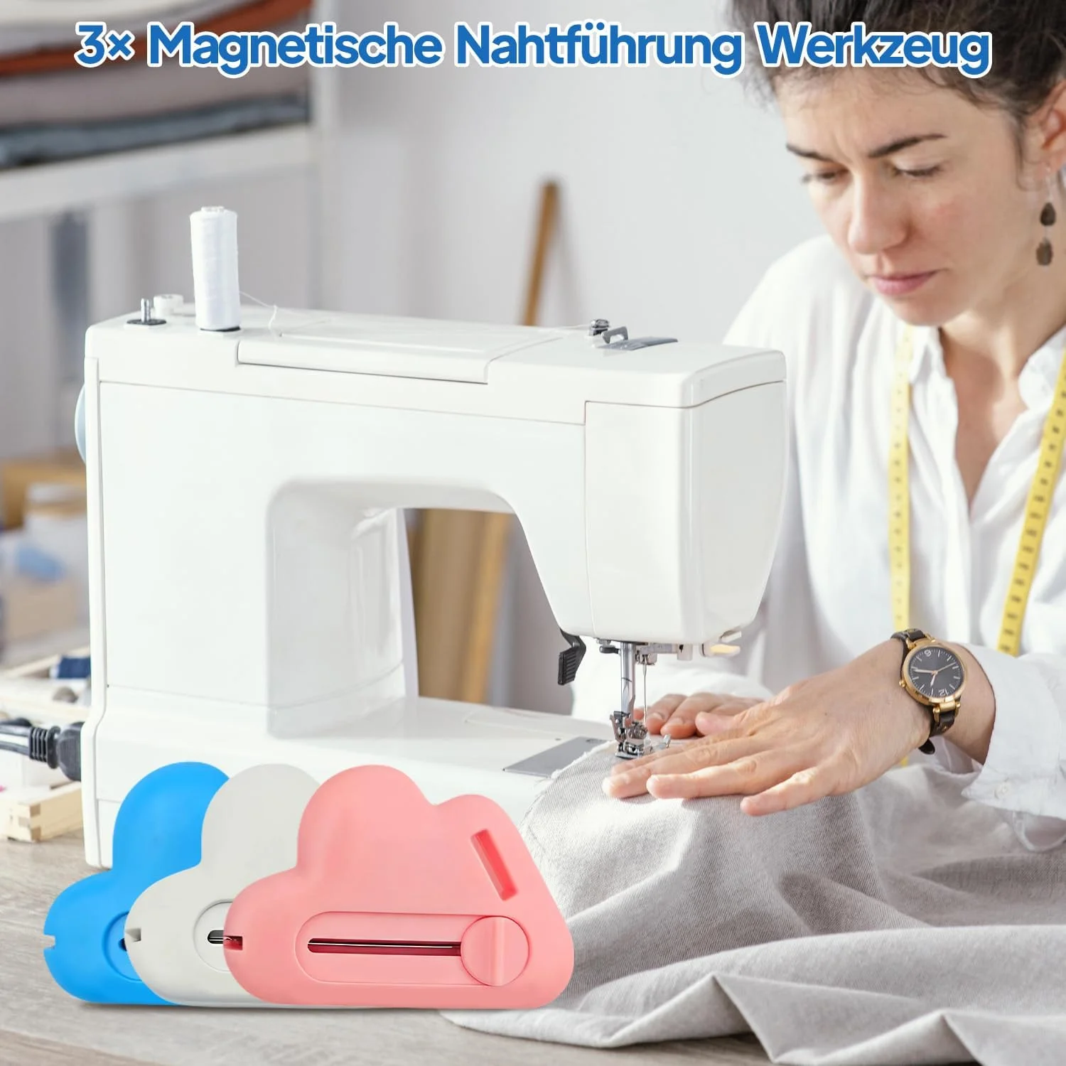 مجموعه ۳ عددی ابزار راهنمای درز مغناطیسی یولجون، لوازم جانبی شکافنده درز برای برش دقیق درزها، شکافنده درز، ابزار چند منظوره برای چرخ خیاطی، کار خیاطی و پروژه های خیاطی DIY مجموعه ۳ عددی ابزار راهنمای درز مغناطیسی یولجون، لوازم جانبی شکافنده درز برای برش دقیق درزها، شکافنده درز، ابزار چند منظوره برای چرخ خیاطی، کار خیاطی و پروژه های خیاطی DIY