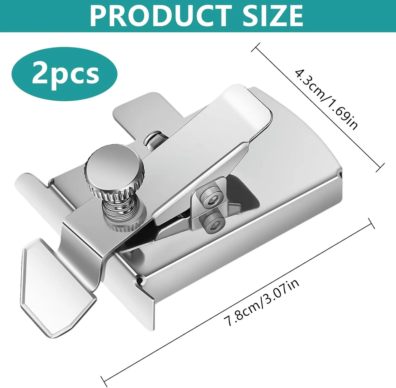 راهنمای درز مغناطیسی YOUNGSAY، بسته 2 عددی، راهنمای درز مغناطیسی قابل تنظیم، ضد فر خوردگی، راهنمای درز همه کاره، راهنمای دوخت مغناطیسی برای همه چرخ خیاطی ها