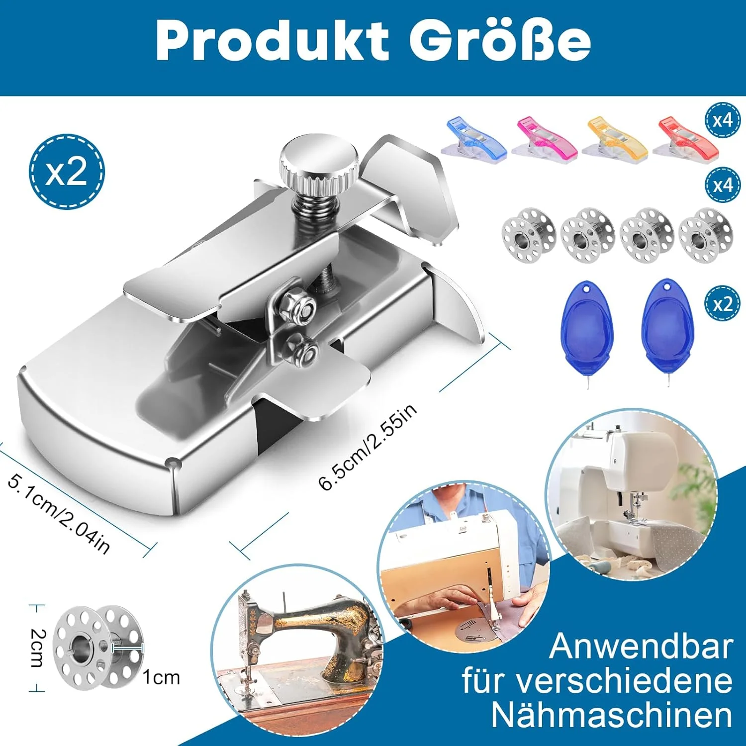 راهنمای درز مغناطیسی یوتوکو، بسته 14 عددی ابزار راهنمایی چرخ خیاطی، راهنمای درز مغناطیسی چند منظوره، لوازم جانبی خیاطی مغناطیسی برای چرخ خیاطی، راهنمای خیاطی جهانی برای چرخ خیاطی
