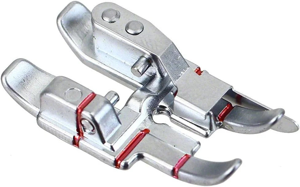 مجموعه YRDQNCraft YaDu شامل پایه دوخت در شیار مخصوص چرخ خیاطی Pfaff و پایه 1/4 اینچی دکمه‌ای چرخ خیاطی Pfaff همراه با راهنمای لبه