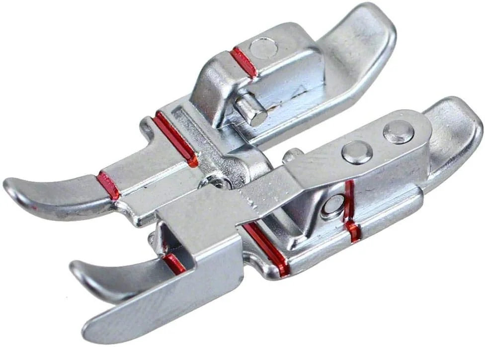 مجموعه YRDQNCraft YaDu شامل پایه دوخت در شیار مخصوص چرخ خیاطی Pfaff و پایه 1/4 اینچی دکمه‌ای چرخ خیاطی Pfaff همراه با راهنمای لبه