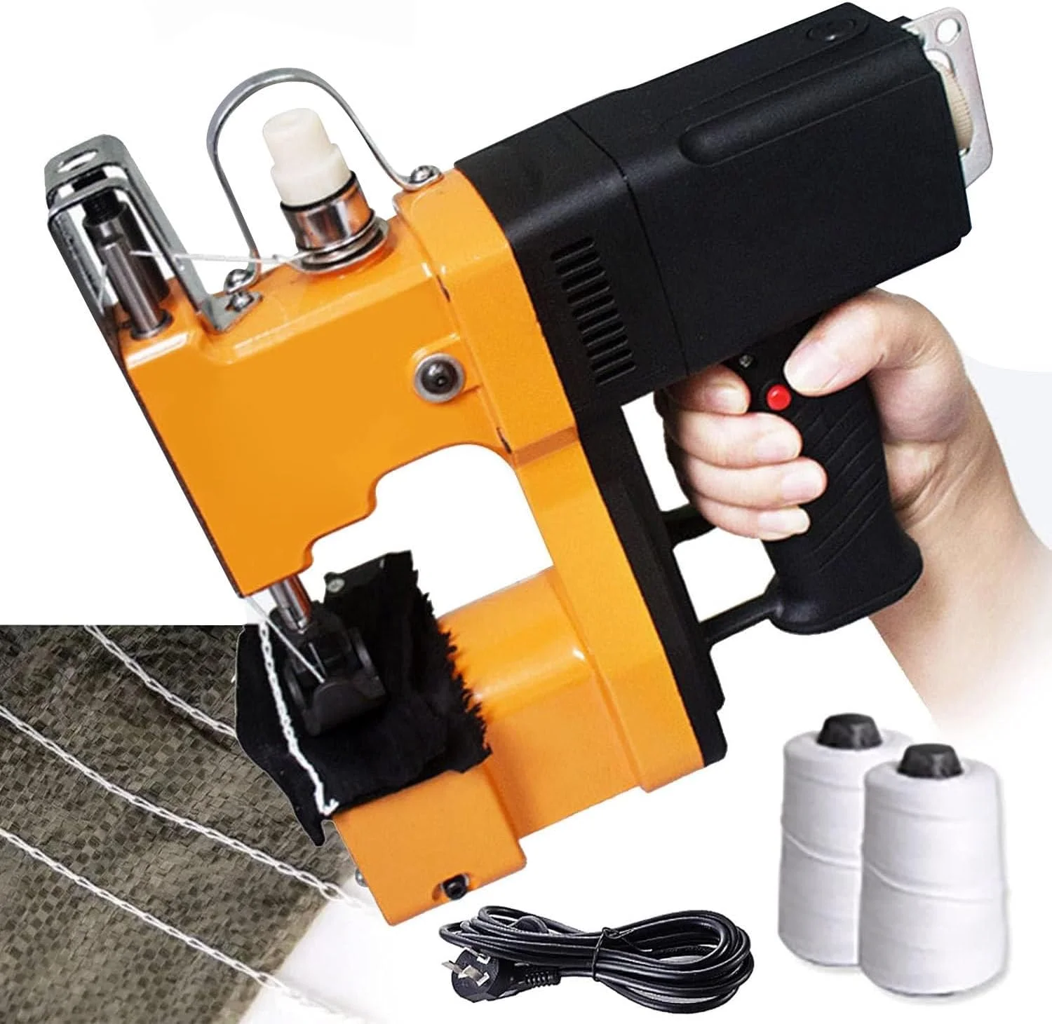 دستگاه دوخت کیسه صنعتی ZAANU، دستگاه بستن کیسه قابل حمل، دستگاه دوخت برقی کیسه، دستگاه بسته بندی اتوماتیک کیسه بافته شده