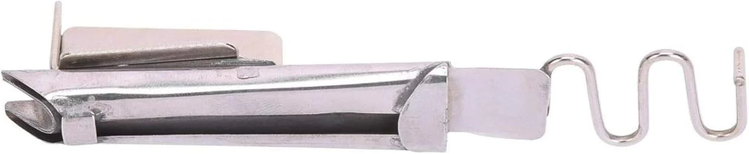 قیطان دوز زاید، نصب آسان، سایز جمع و جور، زاویه راست، مناسب چرخ خیاطی های صنعتی تک سوزنه (ورودی 20 میلی متر) (رنگ: ورودی 18 میلی متر)