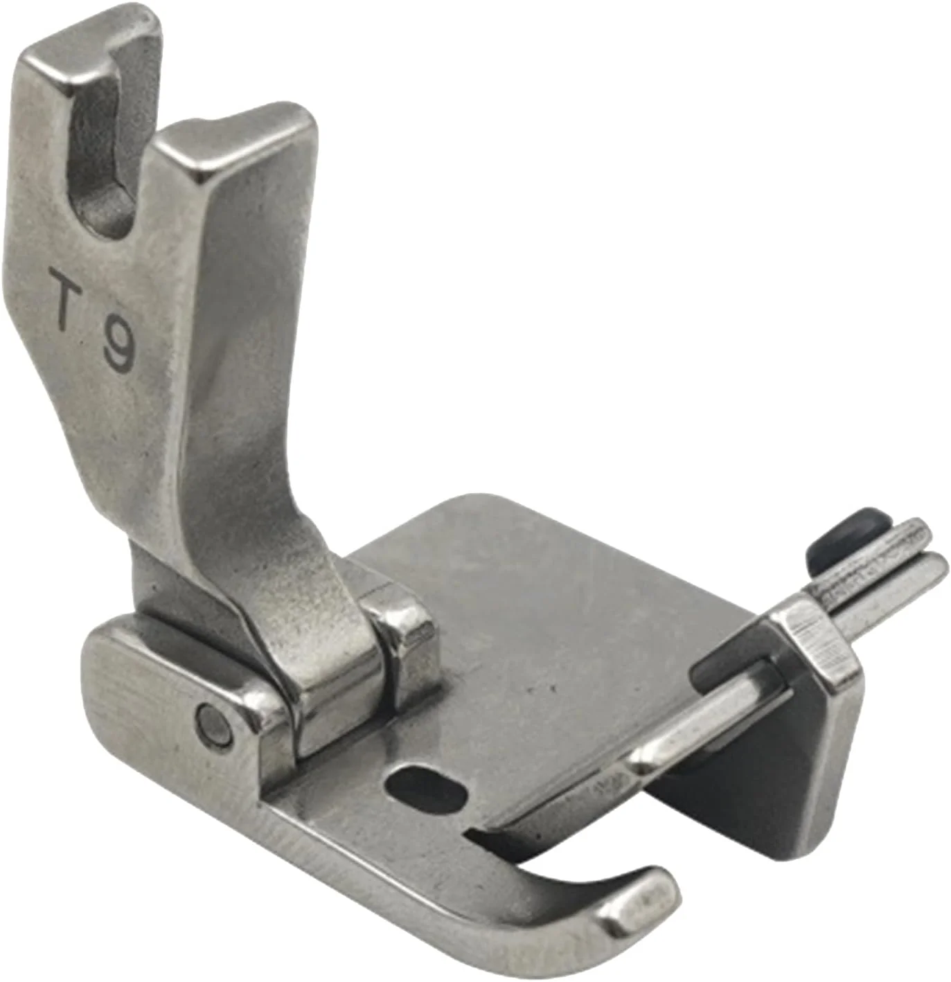 پایه فشار دهنده تخت زاگوت برای پیراهن، پرده، روتختی، دوخت لبه پارچه/چرم، پایه چرخ خیاطی فولاد کربنی