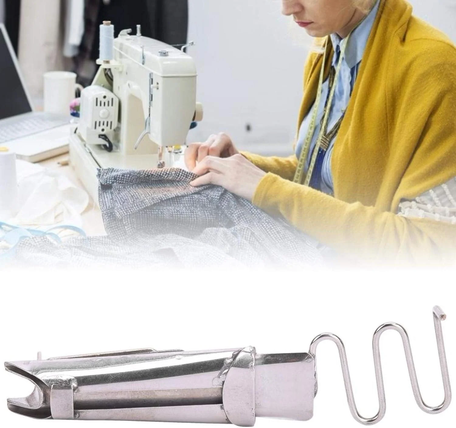 قیطان دوز ZAIED، نصب آسان، سایز جمع و جور، زاویه راست، مناسب چرخ خیاطی های صنعتی تک سوزنه (ورودی 20 میلی متر) (رنگ: ورودی 26 میلی متر) قیطان دوز ZAIED، نصب آسان، سایز جمع و جور، زاویه راست، مناسب چرخ خیاطی های صنعتی تک سوزنه (ورودی 20 میلی متر) (رنگ: ورودی 26 میلی متر)