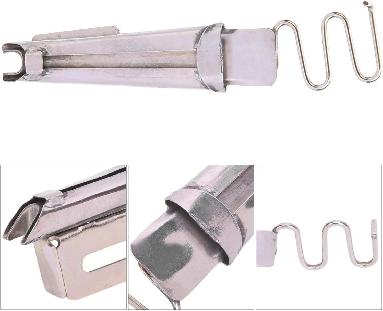 قیطان دوز زاید، نصب آسان، سایز جمع و جور، زاویه راست، مناسب چرخ خیاطی های صنعتی تک سوزنه (ورودی 20 میلی متر) (رنگ: ورودی 16 میلی متر)