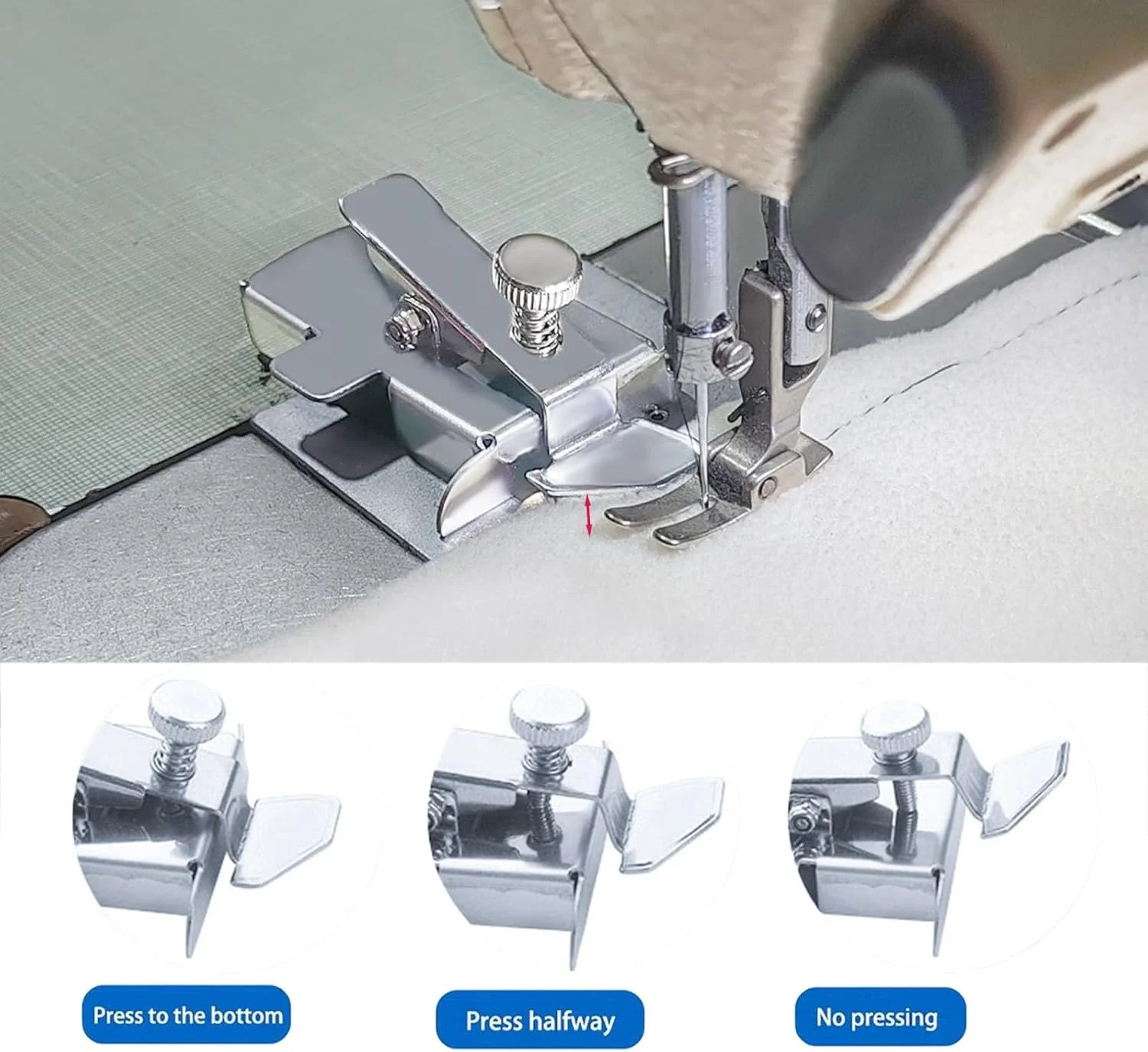 راهنمای درز مغناطیسی برای چرخ خیاطی، راهنمای مغناطیسی چند منظوره ضد فر خوردگی، راهنمای درز جهانی مغناطیسی، راهنمای لبه، ابزار فاصله گذاری دوخت، شکافنده درز، لوازم جانبی خیاطی جهانی